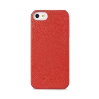Накладка кожаная Melkco для iPhone 5C Leather Snap Cover Red LC