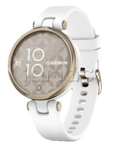 Купить Женские умные часы Garmin Lily (34mm), кремово-золотистый корпус, белый силиконовый ремешок