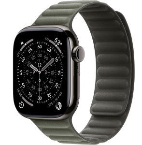 Apple Watch Series 11 // 46мм GPS+Cellular // Корпус из титана сланцевого цвета, браслет цвета "серый шалфей", с магнитной застежкой