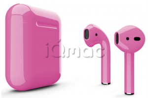Купить AirPods - беспроводные наушники Apple (Розовый, глянец)