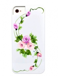 Чехол iCover Hand Printing Vintage Rose для iPhone 5/5s