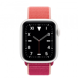 Купить Apple Watch Series 5 // 40мм GPS + Cellular // Корпус из керамики, спортивный браслет цвета «сочный гранат»