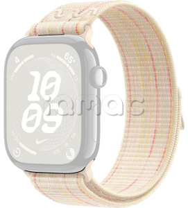 46мм Спортивный браслет Nike цвета «Сияющая звезда/розовый» для Apple Watch