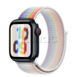 Купить Apple Watch Series 8 // 41мм GPS + Cellular // Корпус из алюминия цвета "темная ночь", спортивный браслет цвета Pride Edition
