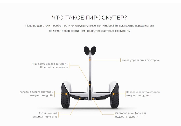 Гироскутер NINEBOT MINI