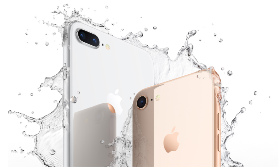 корпус iPhone 8 отлично защищён от воды, брызг и пыли