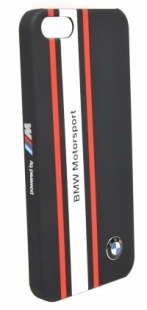 Чехол BMW для iPhone 5s Motorsport Hard Rubber Navy blue