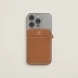 Чехол-бумажник Hermès "Stand" с MagSafe для iPhone, цвет Gold/ Золото