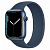 Купить Apple Watch Series 7 // 45мм GPS // Корпус из алюминия синего цвета, монобраслет цвета «синий омут»