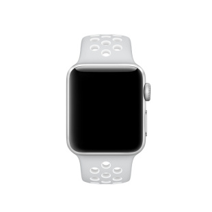 38/40мм Спортивный ремешок Nike цвета «чистая платина/белый» для Apple Watch