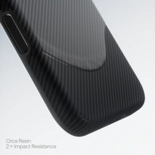 Чехол Pitaka Aramid UltraGuard Case для iPhone 17 Pro, 600D Black/Grey (Twill)
