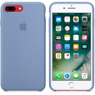 Силиконовый чехол для iPhone 7+ (Plus)/8+ (Plus), лазурный цвет, оригинальный Apple