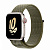 Купить Apple Watch Series 8 // 41мм GPS + Cellular // Корпус из алюминия цвета "сияющая звезда", спортивный браслет Nike цвета "секвойя/чистая платина"