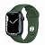 Купить Apple Watch Series 7 // 41мм GPS + Cellular // Корпус из алюминия цвета «тёмная ночь», спортивный ремешок цвета «зелёный клевер»