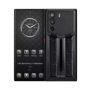 Телефон Vertu METAVERTU 5G Web3, Alligator Leather (Black Parisian Studded/Черный)