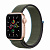 Купить Apple Watch SE // 40мм GPS // Корпус из алюминия золотого цвета, спортивный браслет цвета «Зелёные холмы» (2020)
