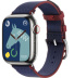 Apple Watch Series 9 Hermès // 41мм GPS+Cellular // Корпус из нержавеющей стали серебристого цвета, ремешок Twill Jump Single Tour цвета Navy/Rouge H