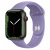 Apple Watch Series 7 // 45мм GPS + Cellular // Корпус из алюминия зеленого цвета, спортивный ремешок цвета «английская лаванда»
