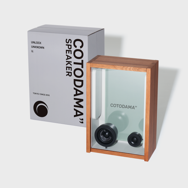 Cotodama Lyric Speaker Box Karimoku (Natural Oak Wood