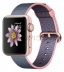 Apple Watch Series 2 38мм Корпус из алюминия цвета «розовое золото», ремешок из плетёного нейлона цвета «светло‑розовый/тёмно‑синий» (MNP02)