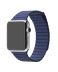42/44мм Синий кожаный ремешок с магнитной застежкой для Apple Watch