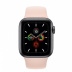 Apple Watch Series 5 // 40мм GPS + Cellular // Корпус из алюминия цвета «серый космос», спортивный ремешок цвета «розовый песок»