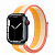 Купить Apple Watch Series 7 // 41мм GPS + Cellular // Корпус из алюминия цвета «тёмная ночь», спортивный браслет цвета «спелый маис/белый»