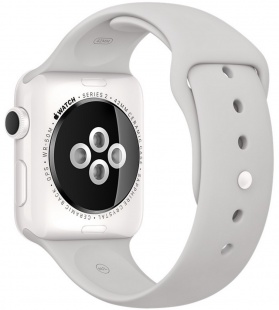 Apple Watch Series 2 Edition 42мм Корпус из белой керамики, спортивный ремешок цвета «светлое облако» (MNPQ2)