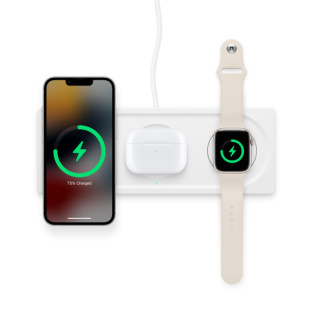 Док-станция Belkin Boost CHARGE PRO для беспроводной зарядки 3-в-1 (White/Белый)