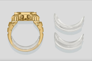 Часы-кольцо Casio CRW-001G-9JR