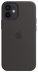 Силиконовый чехол MagSafe для iPhone 12, черный цвет