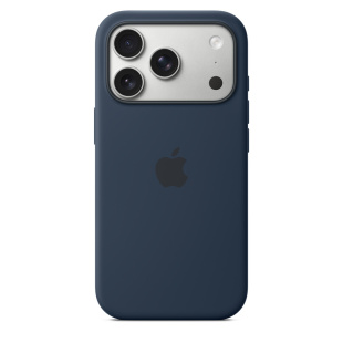 Силиконовый чехол MagSafe для iPhone 17 Pro (Midnight)
