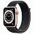 Купить Apple Watch Series 6 // 44мм GPS + Cellular // Корпус из алюминия золотого цвета, спортивный браслет угольного цвета