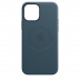 Кожаный чехол MagSafe для iPhone 12 Pro, цвет «Балтийский синий»