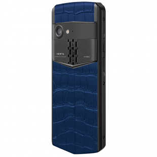 Vertu Aster P Gothic Titanium Navy Blue Alligator