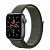 Купить Apple Watch SE // 40мм GPS // Корпус из алюминия цвета «серый космос», спортивный браслет цвета «Зелёные холмы» (2020)