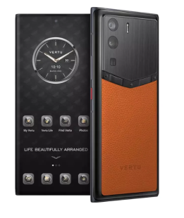 Телефон Vertu METAVERTU 5G Web3, Calf Leather, безрамочный (Orange/Оранжевый)