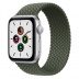 Apple Watch SE // 40мм GPS // Корпус из алюминия серебристого цвета, плетёный монобраслет цвета «Зелёные холмы» (2020) Apple Watch SE // 40мм GPS // Корпус из алюминия серебристого цвета, плетёный монобраслет цвета «Зелёные холмы» (2020)