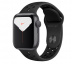 Apple Watch Series 5 // 44мм GPS // Корпус из алюминия цвета «серый космос», спортивный ремешок Nike цвета «антрацитовый/чёрный»