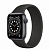 Купить Apple Watch Series 6 // 40мм GPS // Корпус из алюминия цвета "серый космос", монобраслет черного цвета
