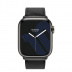 Apple Watch Series 8 Hermès // 45мм GPS + Cellular // Корпус из нержавеющей стали цвета «черный космос», ремешок Single Tour цвета Noir