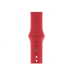 Apple Watch Series 5 // 44мм GPS + Cellular // Корпус из алюминия цвета «серый космос», спортивный ремешок красного цвета