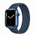 Купить Apple Watch Series 7 // 41мм GPS // Корпус из алюминия синего цвета, монобраслет цвета «синий омут»