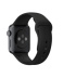 38/40мм Черный спортивный ремешок для Apple Watch с темной застежкой 38/40мм Черный спортивный ремешок для Apple Watch с темной застежкой