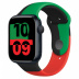Apple Watch Series 8 // 45мм GPS // Корпус из алюминия цвета "темная ночь", спортивный ремешок цвета Black Unity