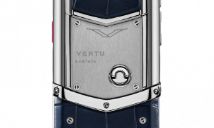 Телефон Vertu Signature V, Alligator Skin (Navy Blue/Синий)