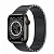 Купить Apple Watch Series 7 // 41мм GPS + Cellular // Корпус из титана цвета «черный космос», блочный браслет из нержавеющей стали цвета «чёрный космос»
