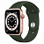 Купить Apple Watch Series 6 // 44мм GPS + Cellular // Корпус из алюминия золотого цвета, спортивный ремешок цвета «Кипрский зелёный»