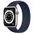 Купить Apple Watch Series 6 // 44мм GPS + Cellular // Корпус из алюминия серебристого цвета, монобраслет цвета «Тёмный ультрамарин»
