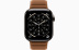 Apple Watch Series 11 // 46мм GPS+Cellular // Корпус из титана нейтрального цвета, браслет карамельного цвета, с магнитной застежкой